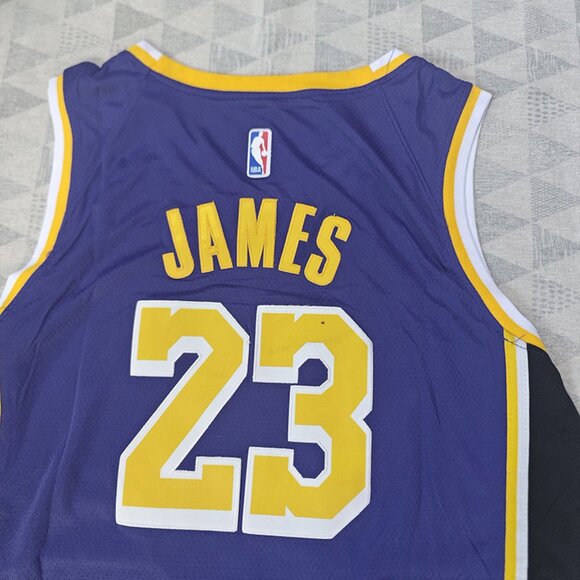 Nike NBA Basketball Los Angeles Lakers LeBron James - Picture 6 of 6